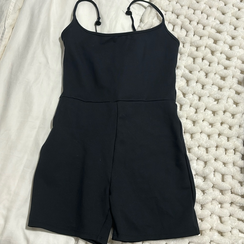 Abercrombie Black Onesie Romper | Athleisure